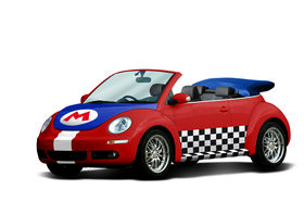 Mario Kart VW Convertible - first pic